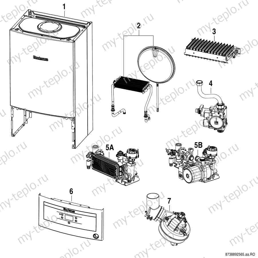 Запчасти Buderus Logamax U072-24K купить в Туле