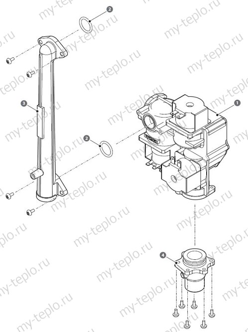 трансформатор розжига Navien Deluxe Coaxial 13K